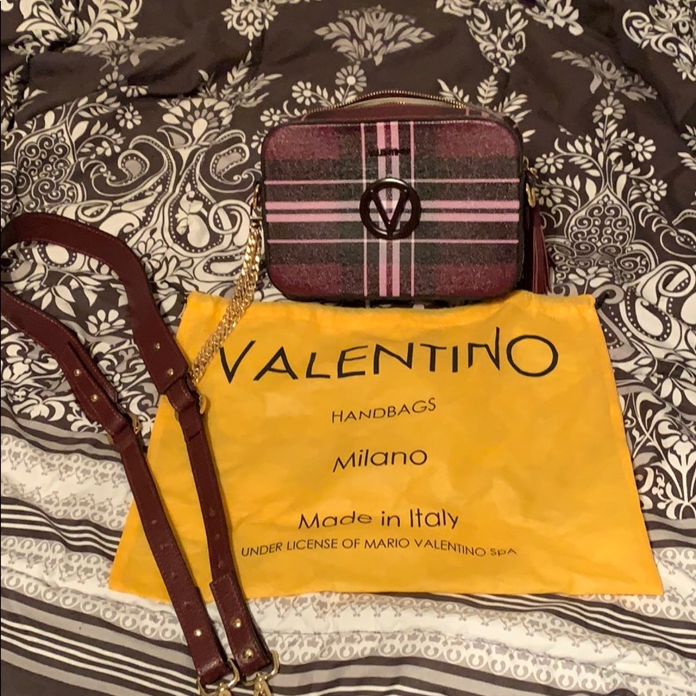 Valentino Clutch with strap and added wrist chain